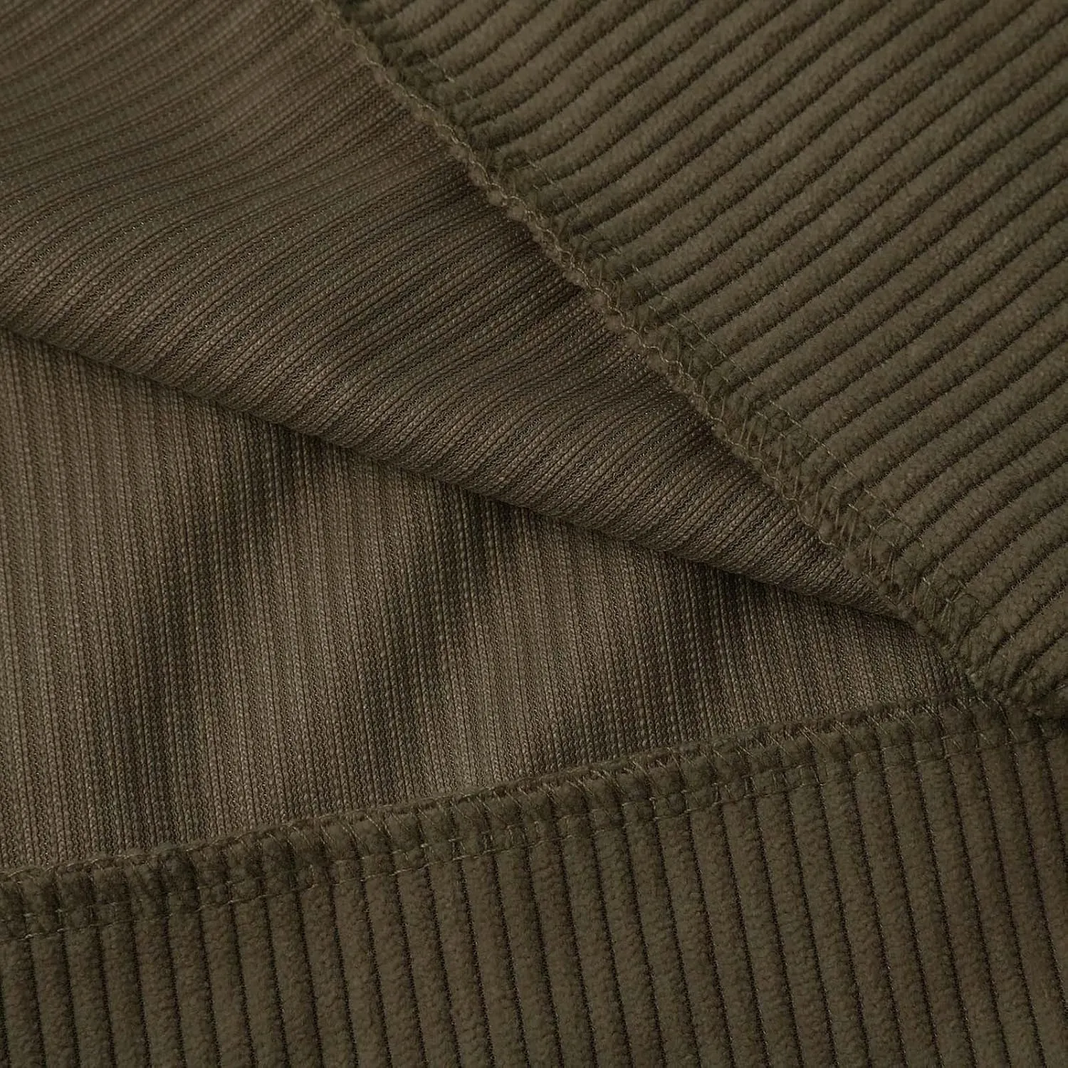 Mens Corduroy Sweatshirts Casual Lapel Collar Shirt Mock Neck Button Polo Pullover Waffle Sweater with Elbow Patches