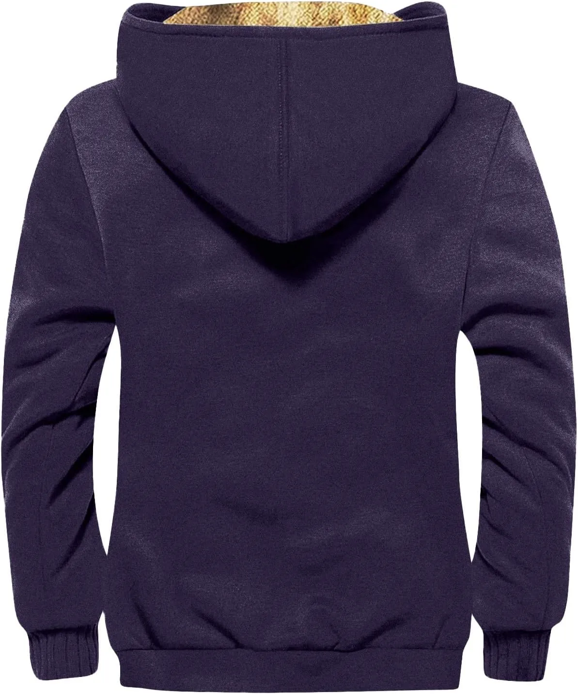 Men'S Fleece Jackets & Coats Heated Solid Color Flag Print Autumn Winter Casual Zipper Hooded Jacket
