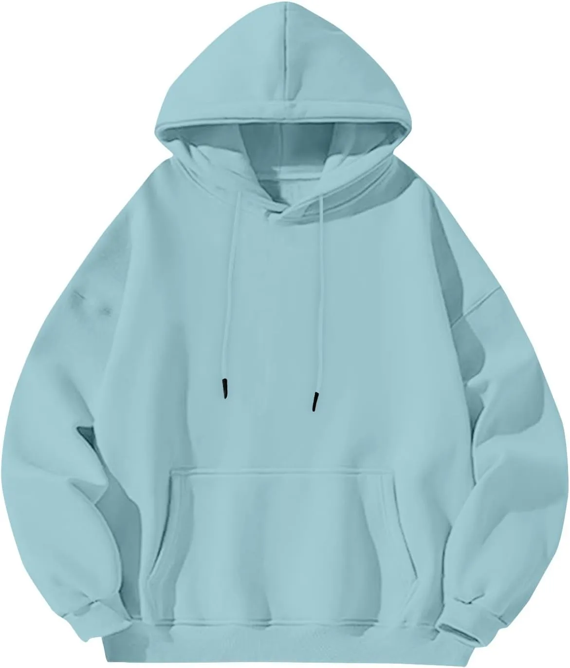 Men's Graphic Letter Print Drawstring Street Hoodies Oversized Vintage Long Sleeve Sweatshirts