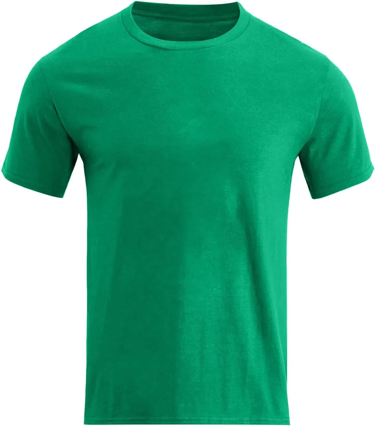 Mens Heavyweight Cotton T-Shirts Crew Neck Summer Loose Big and Tall T Shirts Quick Dry Running Athletic Gym Tees