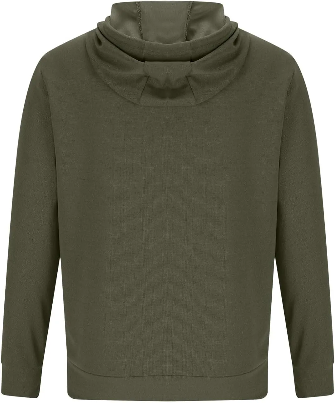 Mens Hooded Sweatshirt Long Sleeve Drawstring Solid Color Hoodies With Pocket Casual Relaxed Fit Pullover Shirts Tops