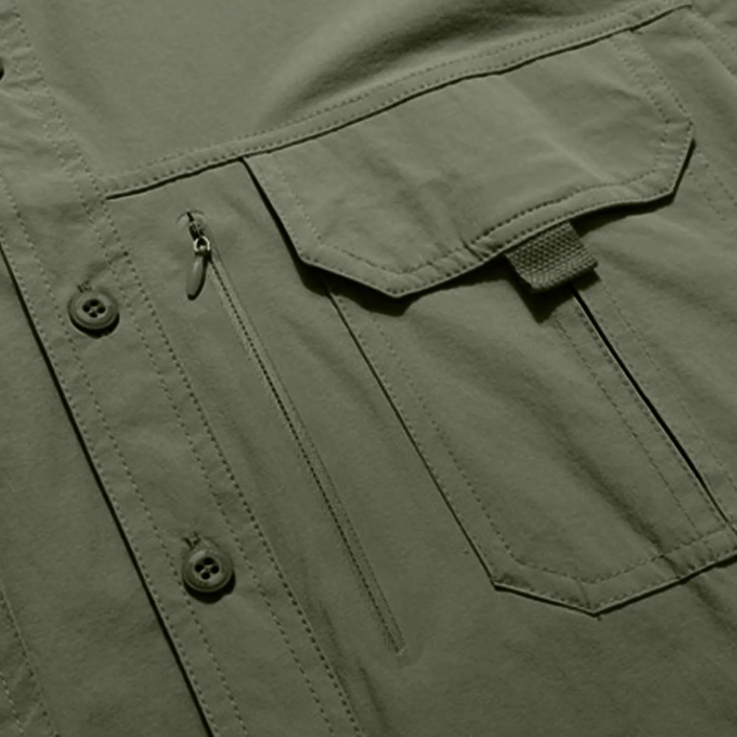 Mens Military Shirts Lightweight Tactical Work Shirt Cotton Button Cargo Shirt Loose Fit Outdoor Hiking Fishing Shirt