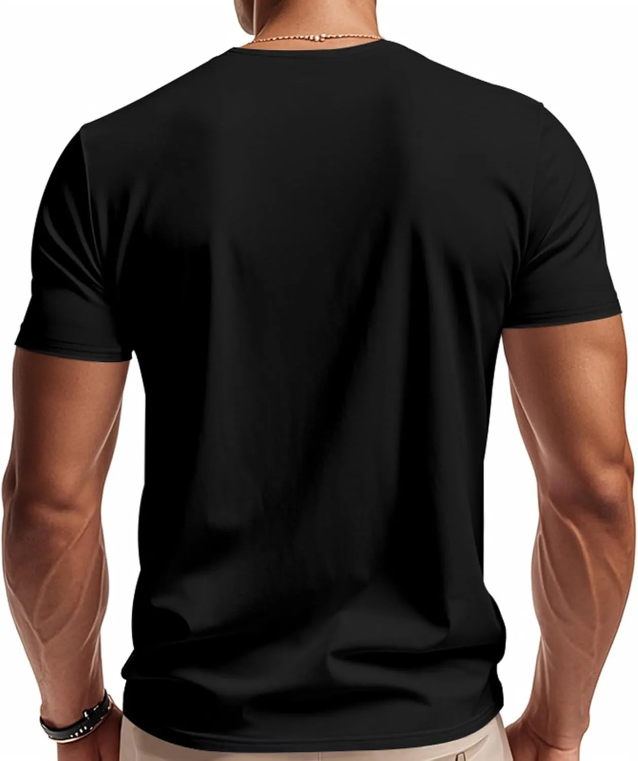 Men's Short Sleeve T-Shirt : Super Soft Premium Fabric Loose Fit Comfortable Work Tees