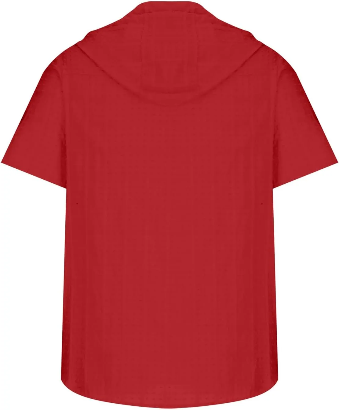 Mens Slim Fit Short Sleeve Hoodie - Summer Full Zip Swiss Dot Drawstring Hooded Cardigan Tops Casual Beach T Shirts