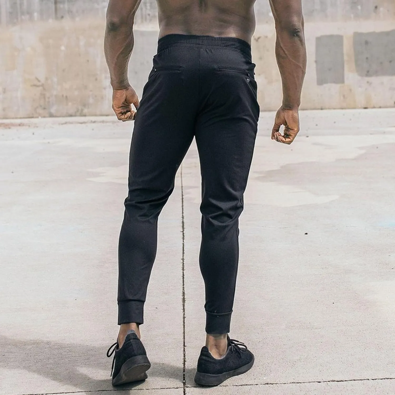 Men's Soft Stretch Outdoor Joggers Cotton Sweatpants with Pocket Lightweight Athletic Track Pants