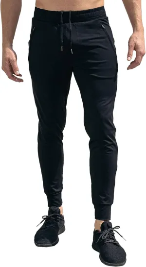 Men's Soft Stretch Outdoor Joggers Cotton Sweatpants with Pocket Lightweight Athletic Track Pants