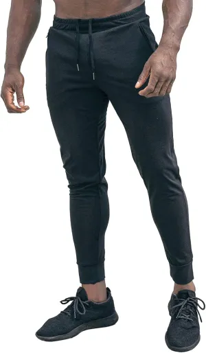 Men's Soft Stretch Outdoor Joggers Cotton Sweatpants with Pocket Lightweight Athletic Track Pants