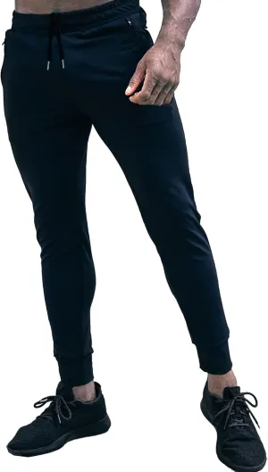Men's Soft Stretch Outdoor Joggers Cotton Sweatpants with Pocket Lightweight Athletic Track Pants