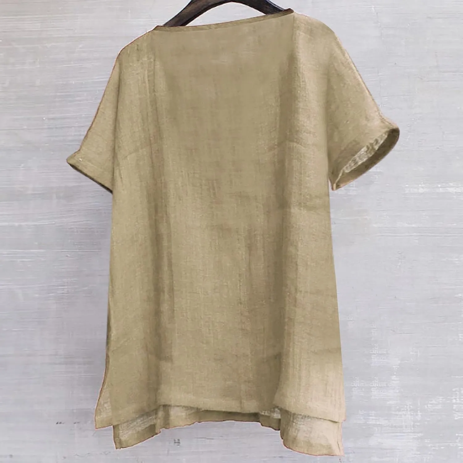 Mens Summer Linen Tees Shirts for Men Casual 2025 Loose Fit Athletic Tops Cute V Neck Tee Shirts Going Out Dressy