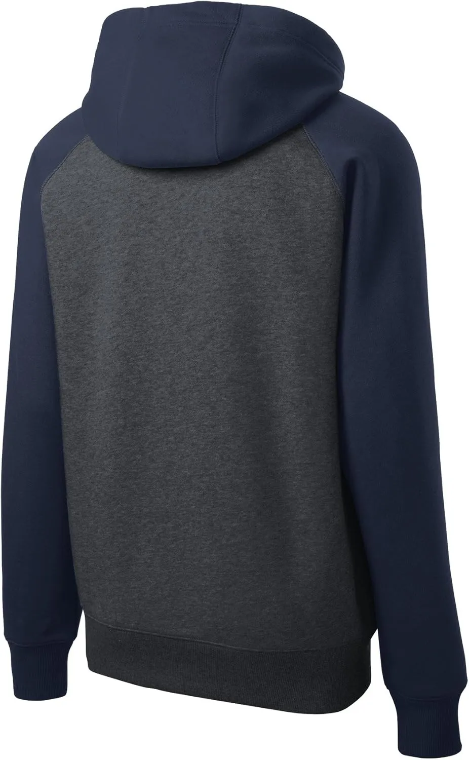 Mens Vintage Raglan Hoodies - Full Zip Hooded Sweatshirt in Sizes XS-4XL