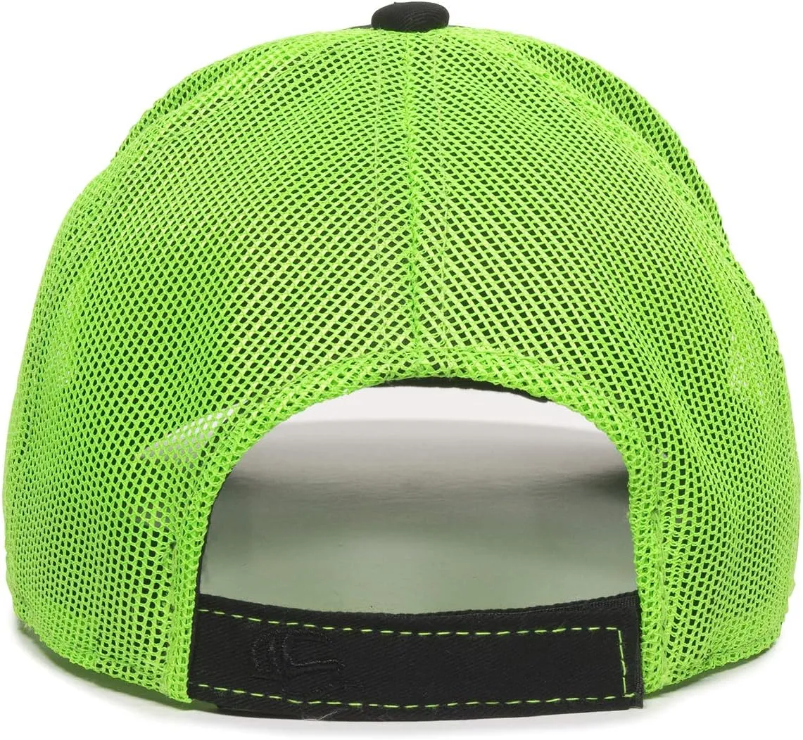 Outdoor Cap Structured Mesh Back Trucker Cap