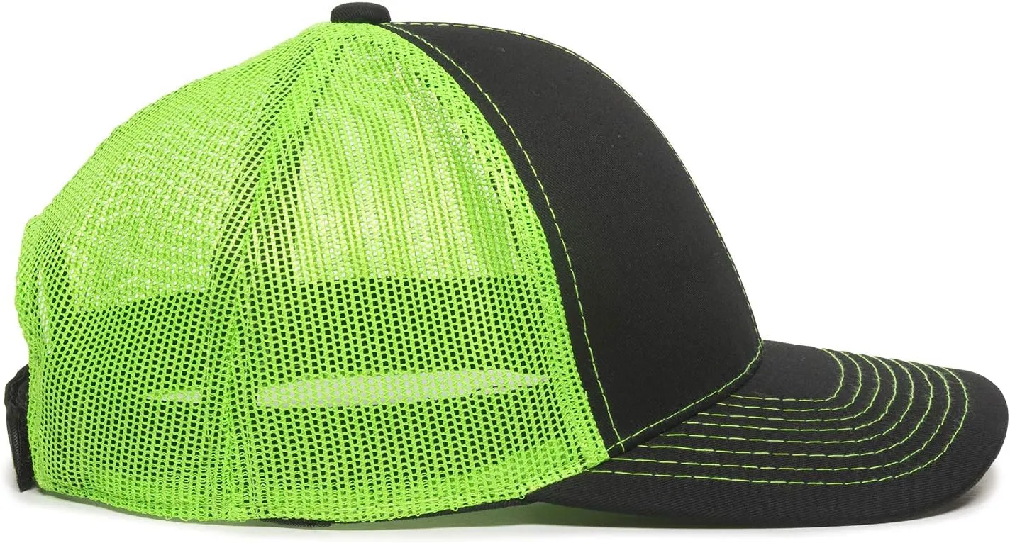 Outdoor Cap Structured Mesh Back Trucker Cap