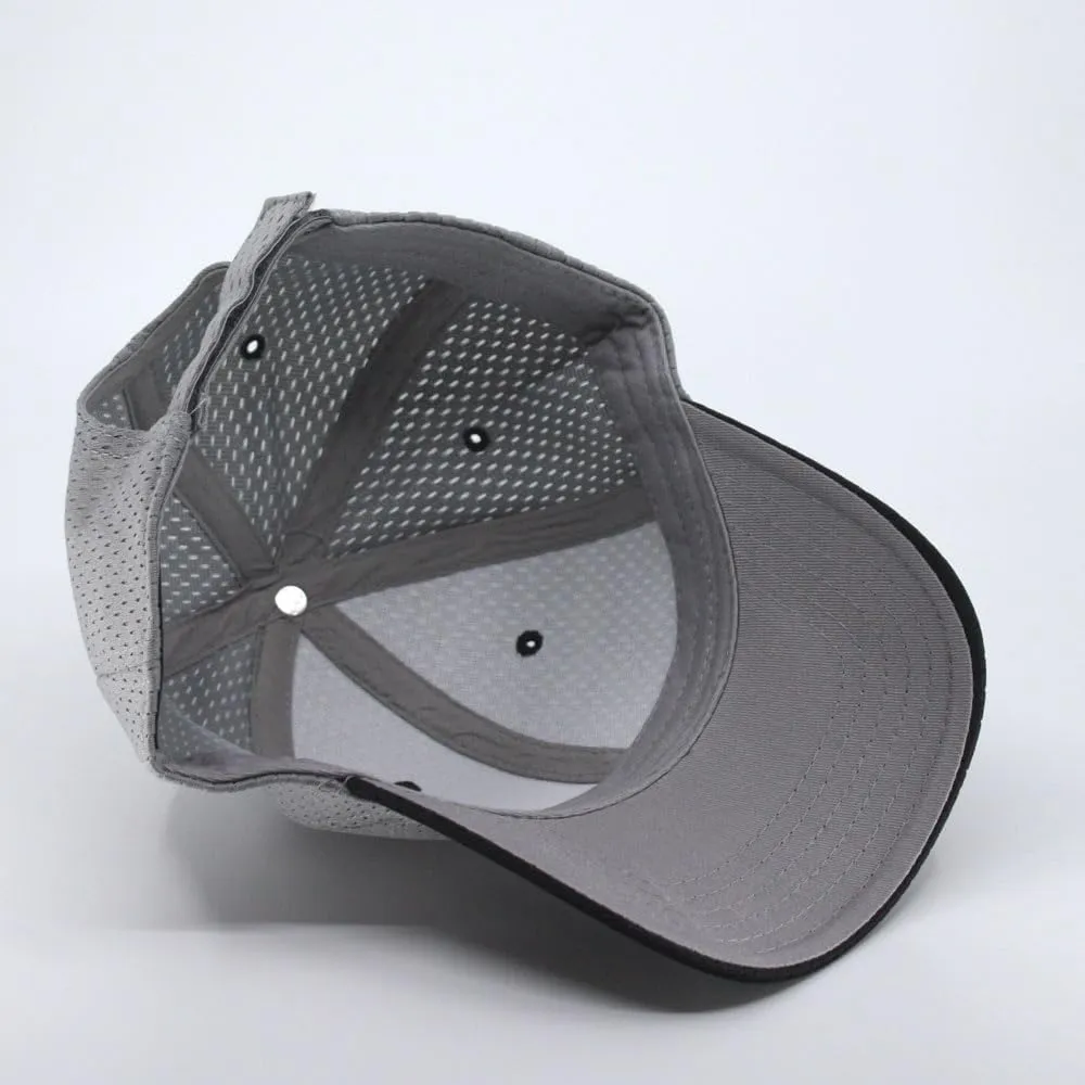 Plain Pro Cool Mesh Low Profile Structured Adjustable Baseball Cap
