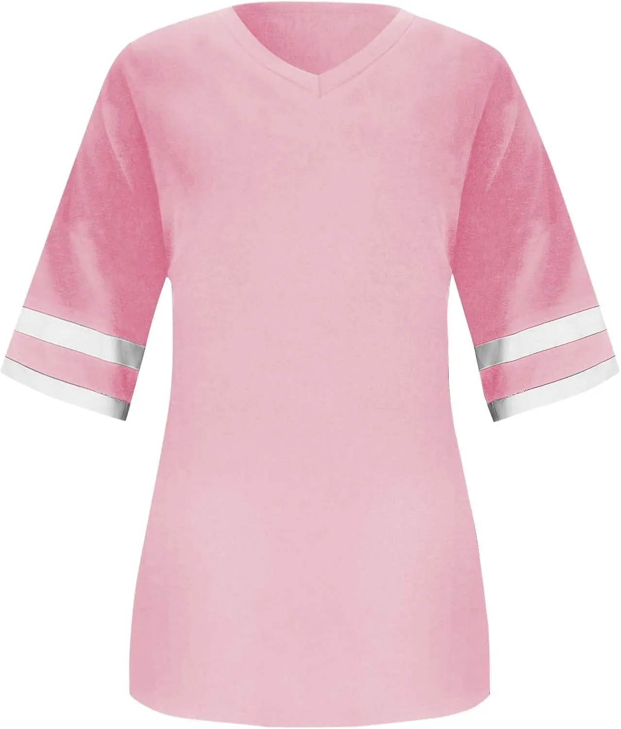 Plus Size Summer T Shirts Women Tops Short Sleeve Round Neck Casual Loose Fit Tee Tshirts Tunics