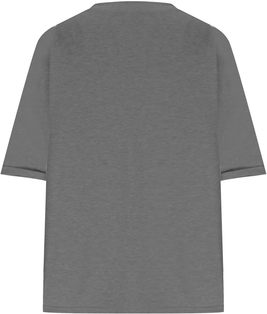 Plus Size Womens Half Sleeve Tops Notched V Neck Casual Loose Tees with Bust Pocket Oversized Solid Tunic Top 5XL