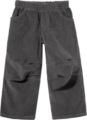 Soft Stretch Cord Pants With Knee Articulation Contrast Stitch