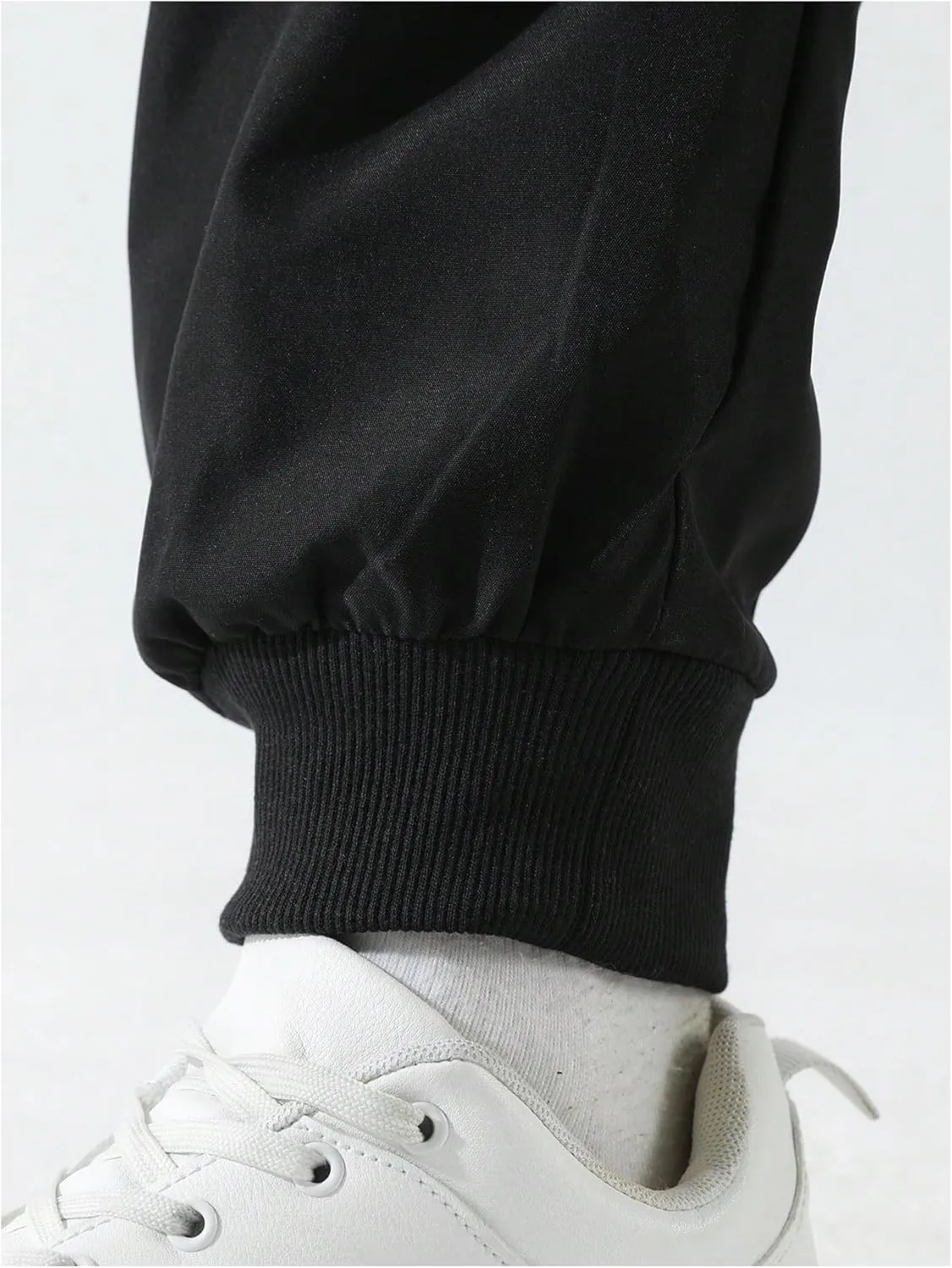 SOLY HUX Men's Sweatpants Drawstring Waist Printed Cargo Pants Street Outdoor Joggers with Pockets