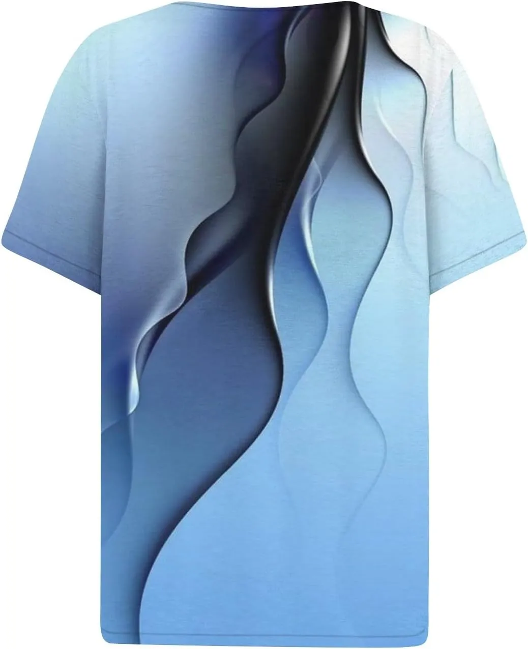 Summer Tops for Women 2025 Casual Short Sleeve V Neck Shirt Trendy Business Dressy Tunic Tops