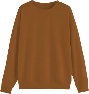 Sweatshirt for Women&Men Crewneck Basic Pullovers Long Sleeve Lightweight Cotton Tops Unisex Fashion Sweatshirts