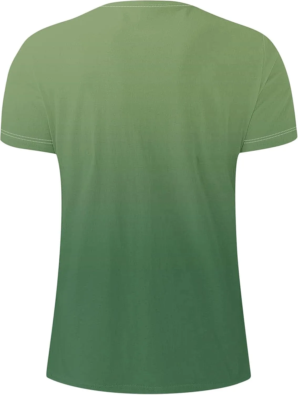 T-Shirt for Men - Men’s Gradient Short Sleeve T Shirts Summer Casual Street Fashion Tees Slim Fit Crewneck Tops