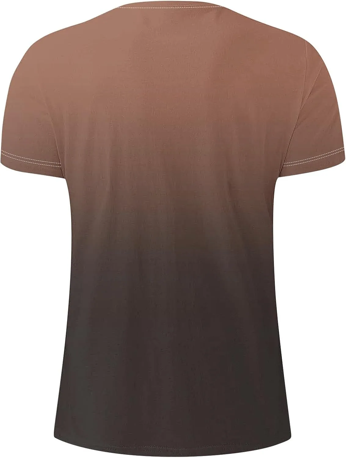 T-Shirt for Men - Men’s Gradient Short Sleeve T Shirts Summer Casual Street Fashion Tees Slim Fit Crewneck Tops