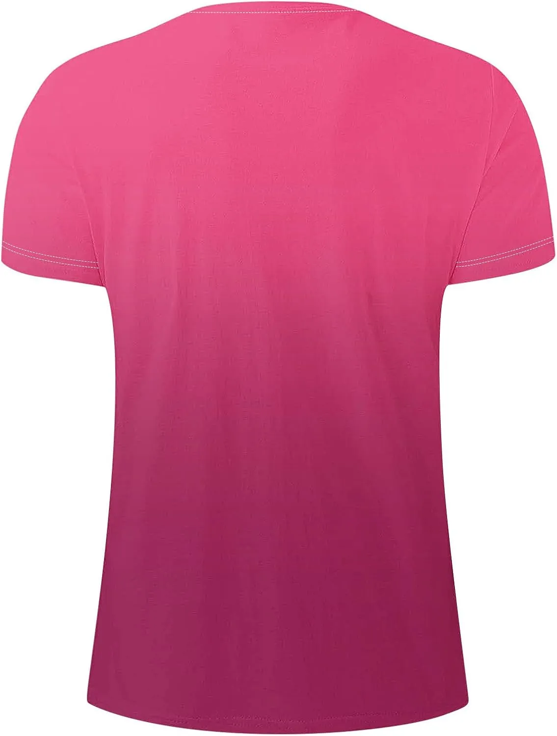T-Shirt for Men - Men’s Gradient Short Sleeve T Shirts Summer Casual Street Fashion Tees Slim Fit Crewneck Tops