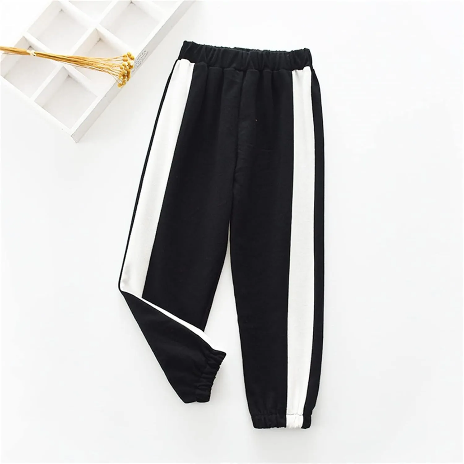 Toddler Boys Girl's Sweatpants Elastic Waist Long Sports Jogger Pants Athletic Pants Kids Street Hip Hop Pants