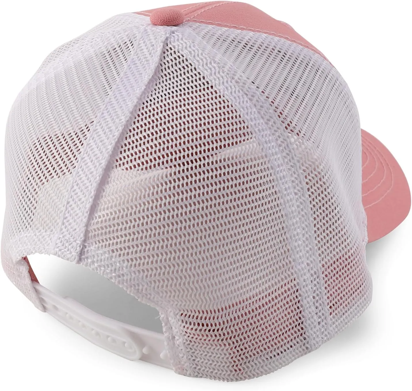Trendy Apparel Shop Women's Structured 6 Panel Mesh Back Ponytail Baseball Cap