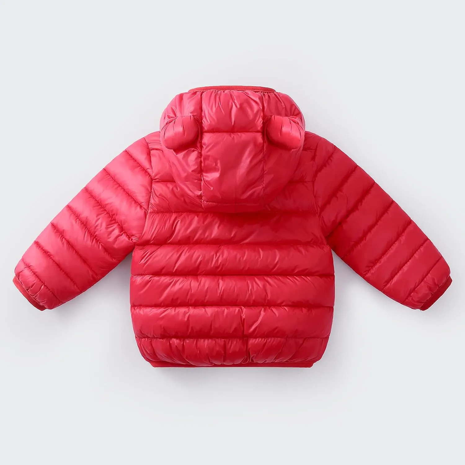Winter Down Coats for Kids Baby Boys Girls Light Puffer Padded Jacket Toddler Bear Hoods Infant Outerwear