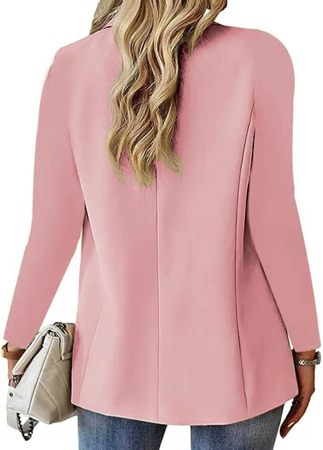 Women Casual Blazers Business Work Office Blazers Open Front Long Sleeve Work Office Suit Jackets Fashion Blazer