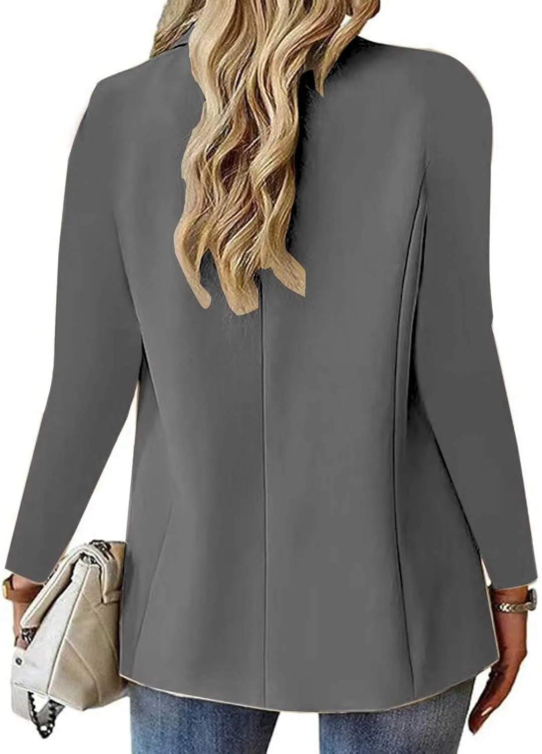 Women Casual Blazers Business Work Office Blazers Open Front Long Sleeve Work Office Suit Jackets Fashion Blazer