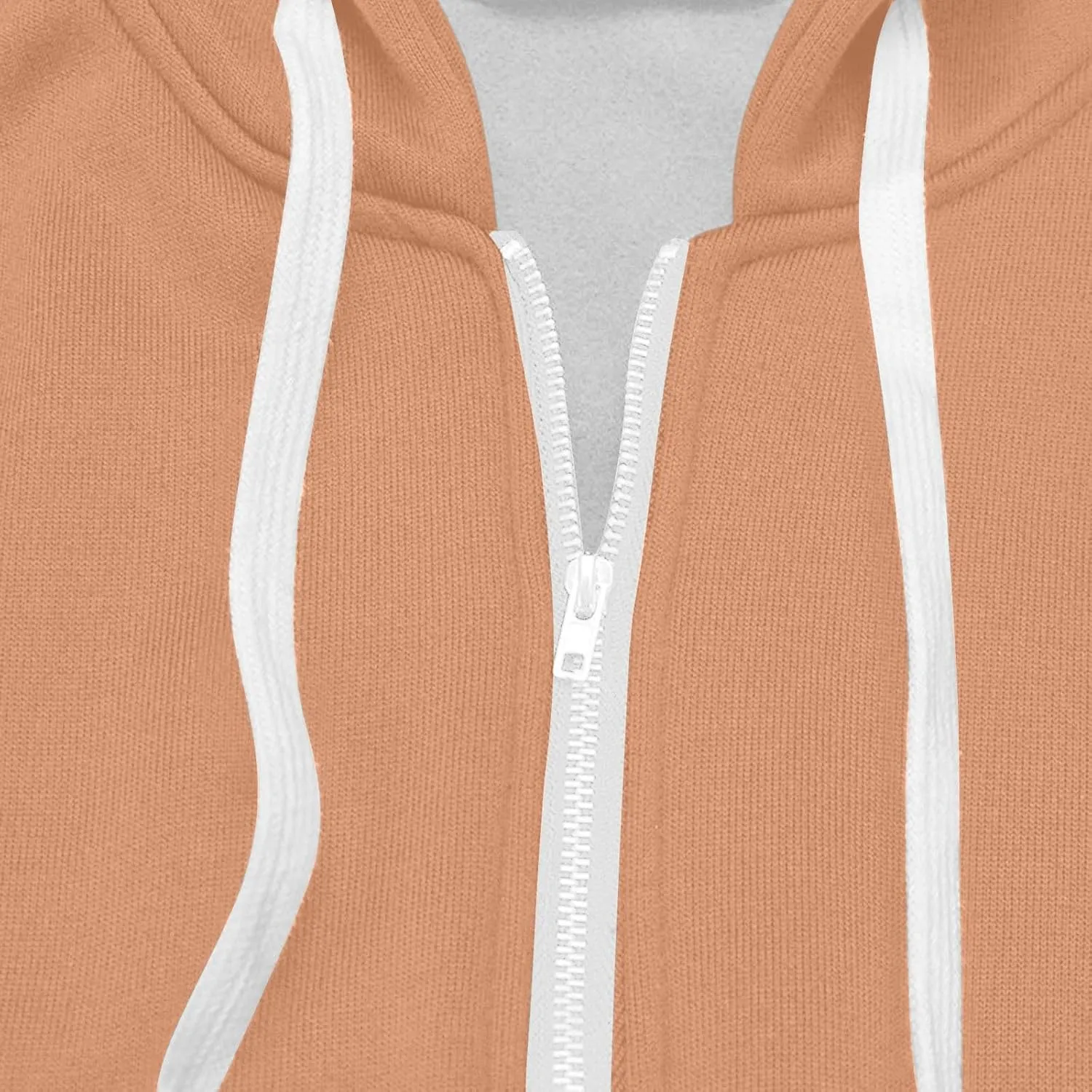 Women Long Sweat Jacket Casual Zip Up Fleece Jacket with Hoodies Plus Size Trench Coat Long Sleeve Cardigan Thin Basic