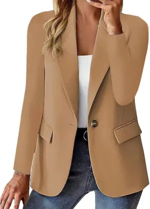 Womens Blazers Dressy Casual Open Front Work Office Suit Jackets Lightweight Formal Blazer Fashion Elegant Coat