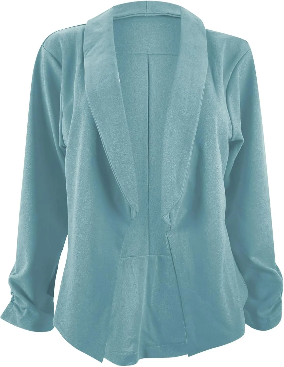 Women's Casual Blazer Trendy Casual Cropped Long Sleeve Blazer Jackets Elegant Open Front Work Office Cardigan