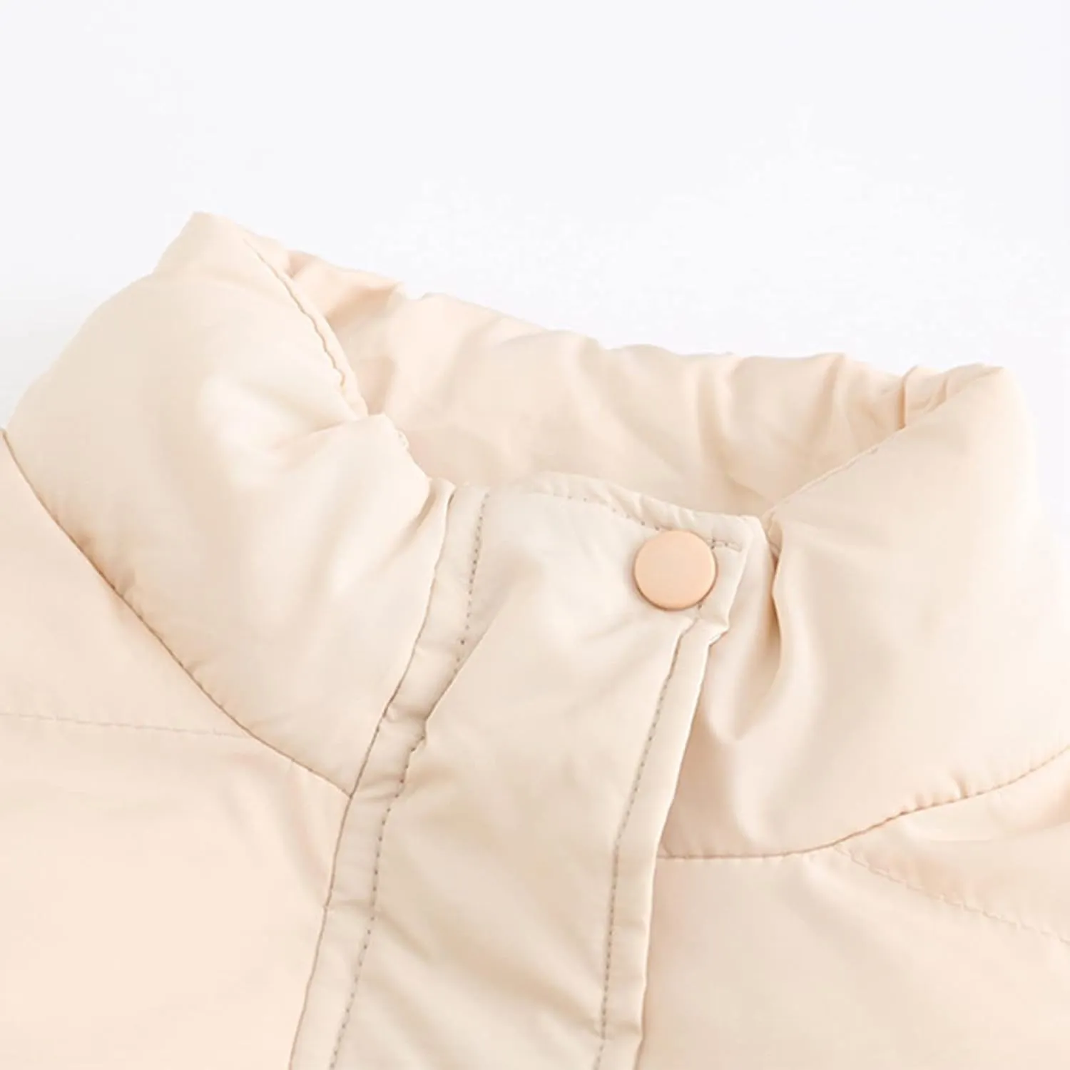 Womens Cropped Puffer Jacket Zip Up Winter Short Quilted Jackets Sherpa Lined Warm Bubble Coat with Faux Fur Hood