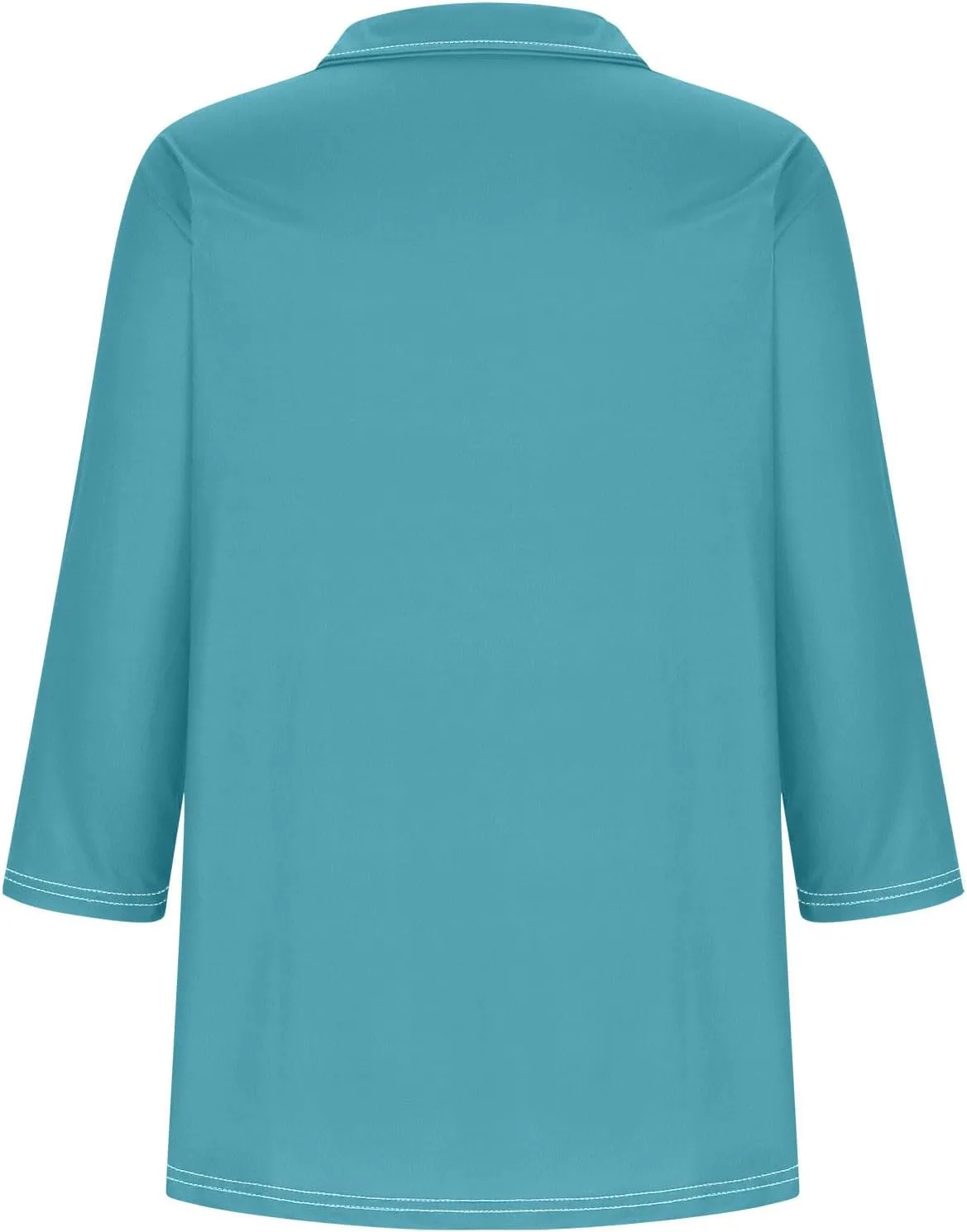 Womens Golf Shirts 1/2 Or 3/4 Length Sleeve Collared Tops Business Casual Summer Loose Blouse Lapel Tshirts Cute Tees