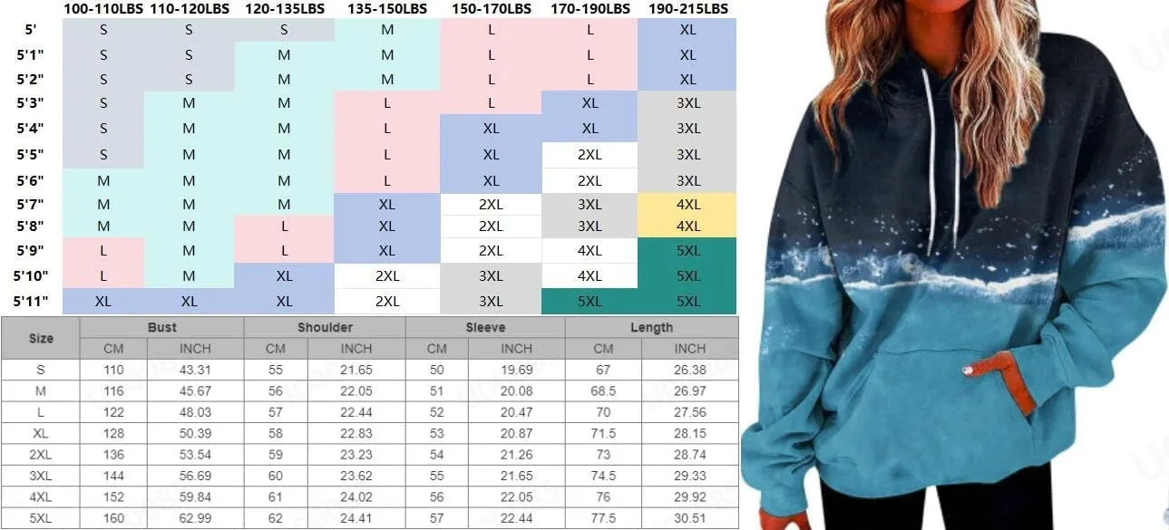 Womens Hoodies Fall Winter Drop Shoulder Drawstring Casual Sweatshirts with Pocket Pullover