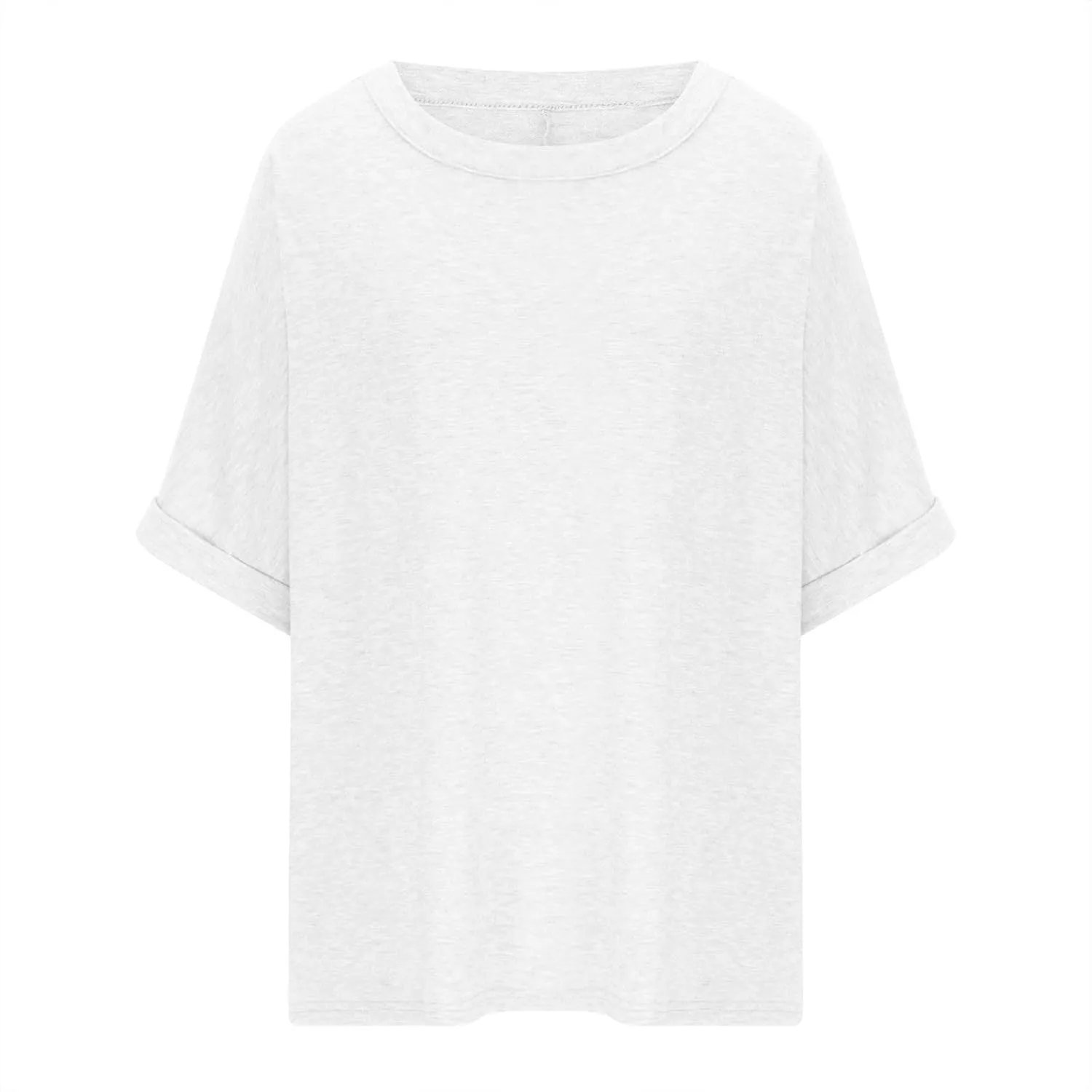Women's Oversized T Shirts Short Sleeve Crewneck Summer Tops Casual Loose Basic Tee Shirts 2024 Trendy Clothes