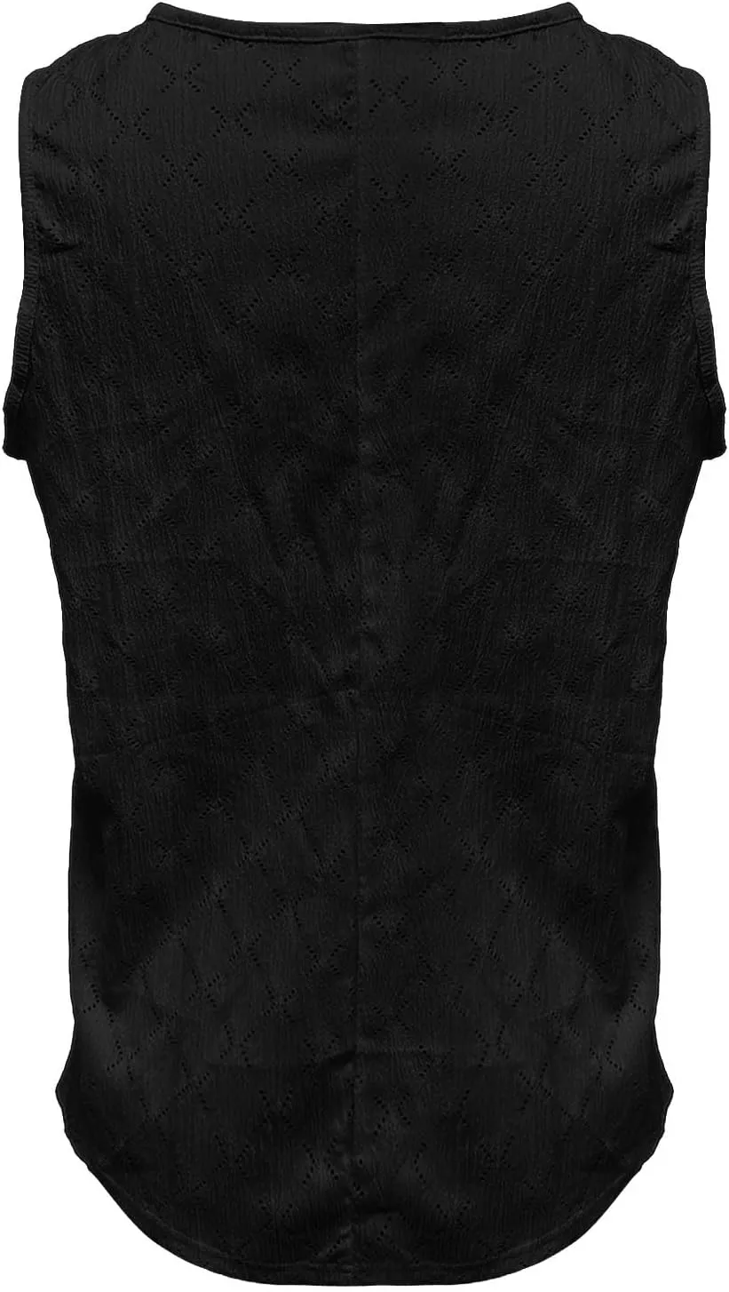 Womens Plus Size Tank Tops Sleeveless Eyelet Embroidery Scoop Neck Loose Fit Casual Summer Flowy Camisoles