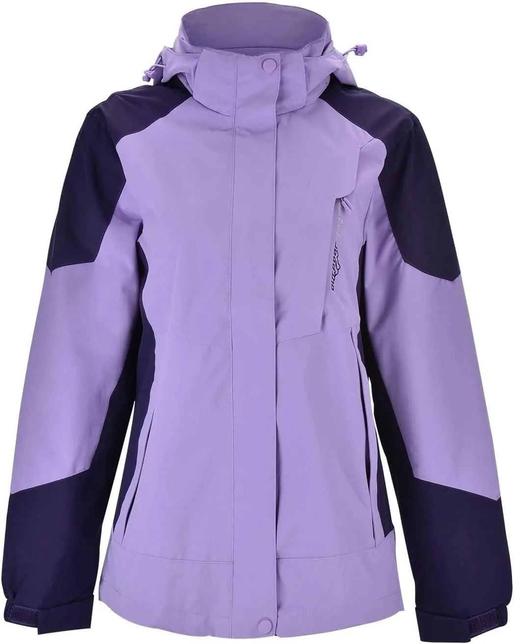 Women's Solid Color Thin Single Windproof Breathable And Wear Outdoor Mountaineering Jacket Women Hoodies with Womens Coat