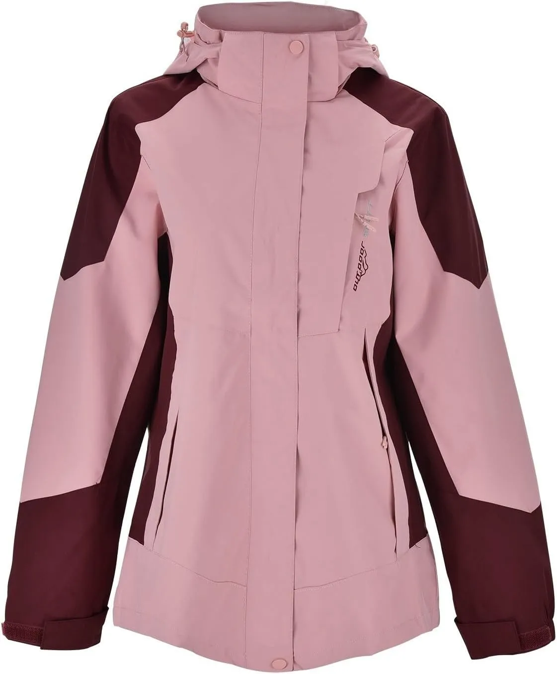 Women's Solid Color Thin Single Windproof Breathable And Wear Outdoor Mountaineering Jacket Women Hoodies with Womens Coat