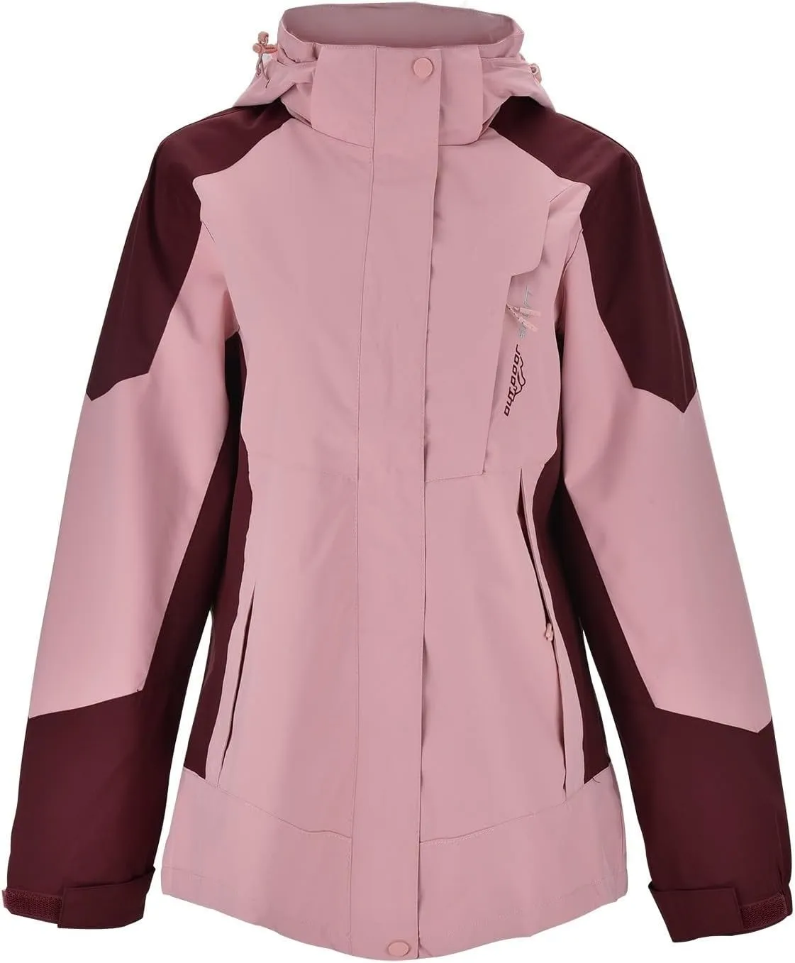 Women's Solid Color Thin Single Windproof Breathable And Wear Outdoor Mountaineering Jacket Women Hoodies with Womens Coat