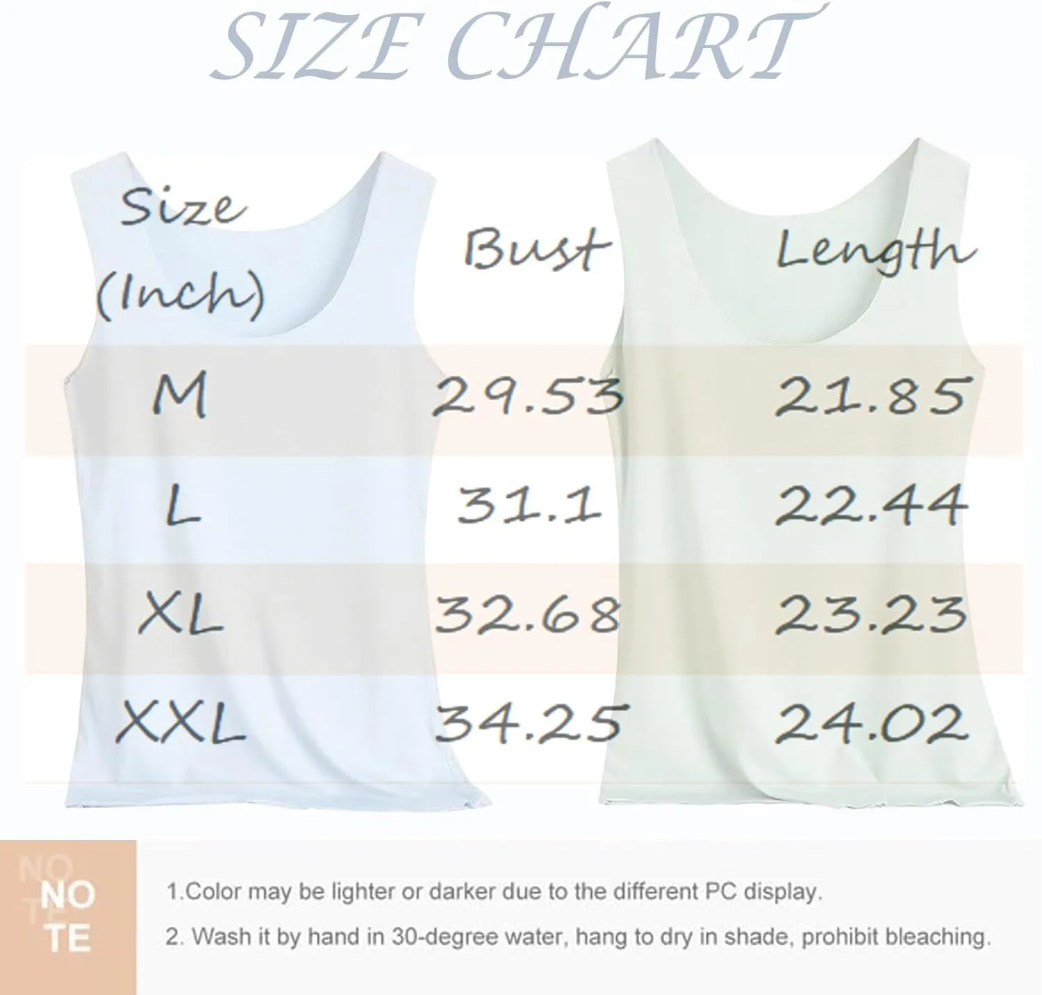 Women's Tank Top Summer Seamless Cooling Silk Undershirt Sleeveless Functional Shirt for Yoga, Sports & Everyday Use