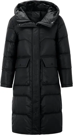 Womens Winter Coat Packable Zipper Puffer Jacket Oversized Long Sleeve Packable Down Parka Jackets With Pocket