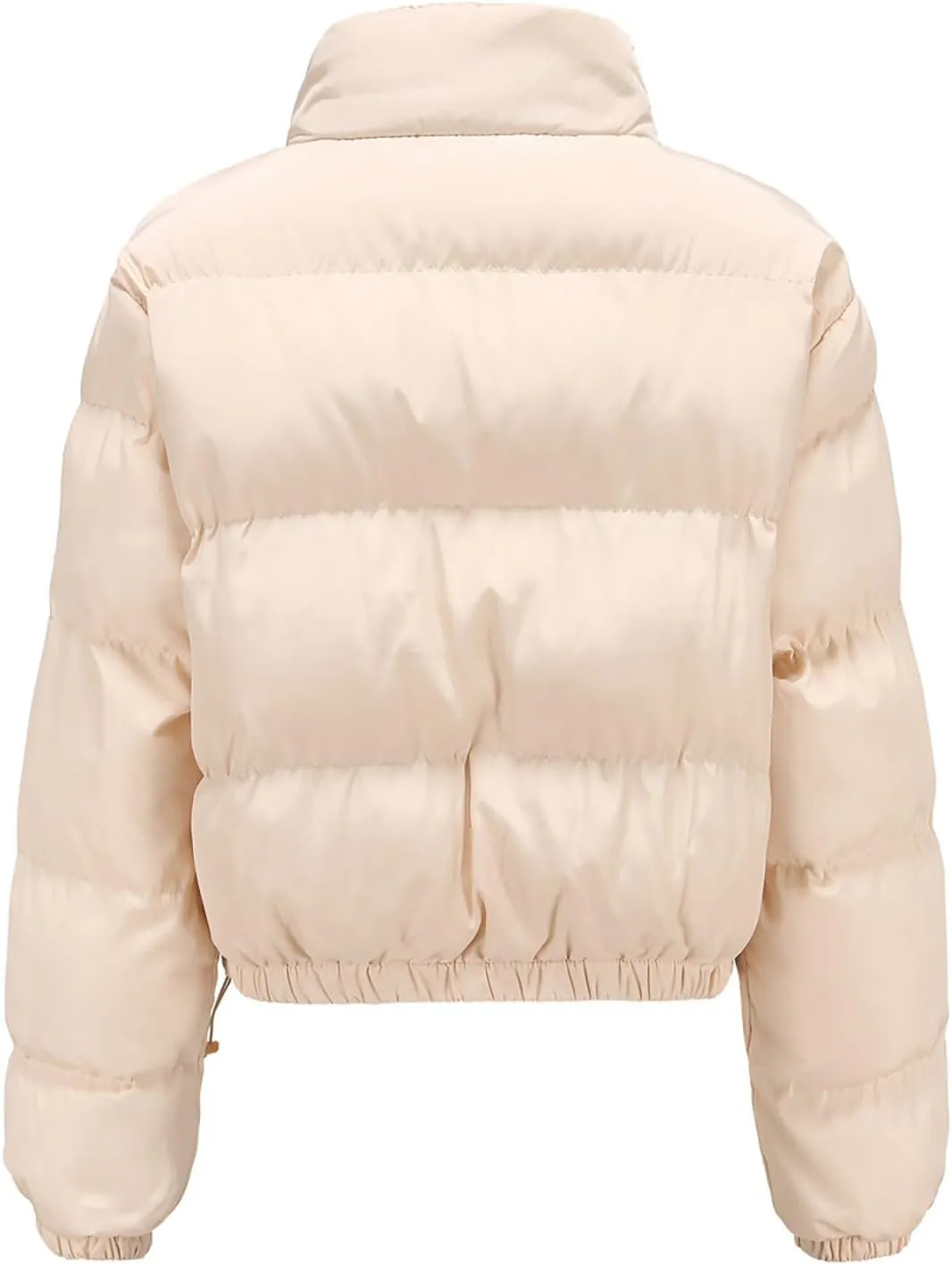 Womens Winter Coats Light Down Zip Up Puffer Jacket Oversized Long Sleeve Lightweight Coat With Pocket