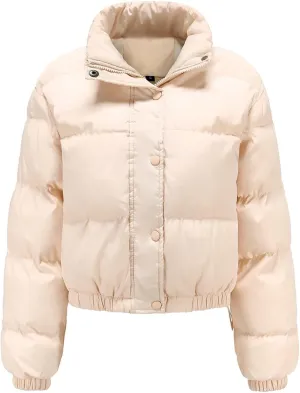 Womens Winter Coats Light Down Zip Up Puffer Jacket Oversized Long Sleeve Lightweight Coat With Pocket