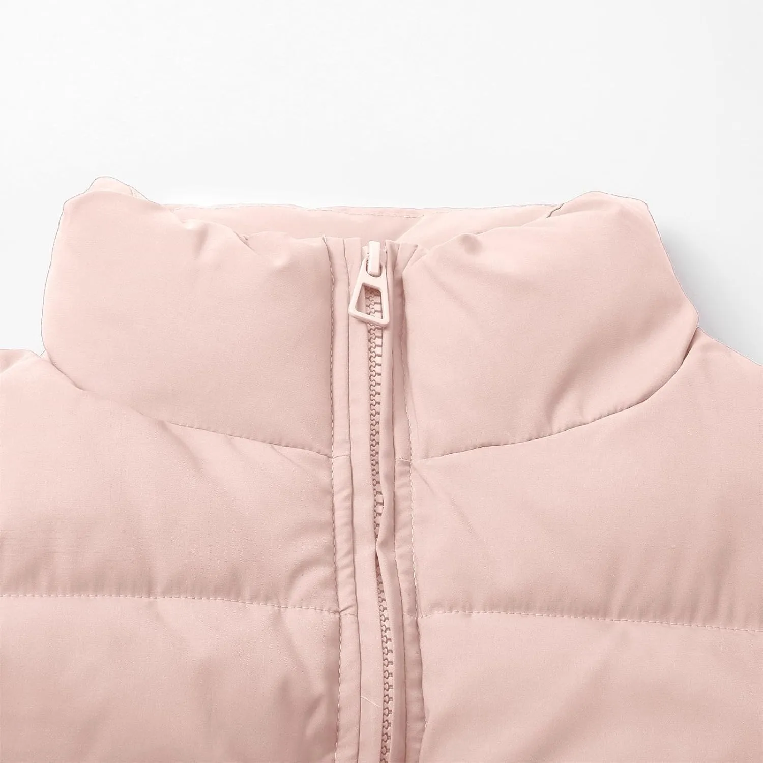 Womens Winter Coats Packable Full Zip Puffer Jackets Plus Size Long Sleeve Packable Down Parka With Pocket