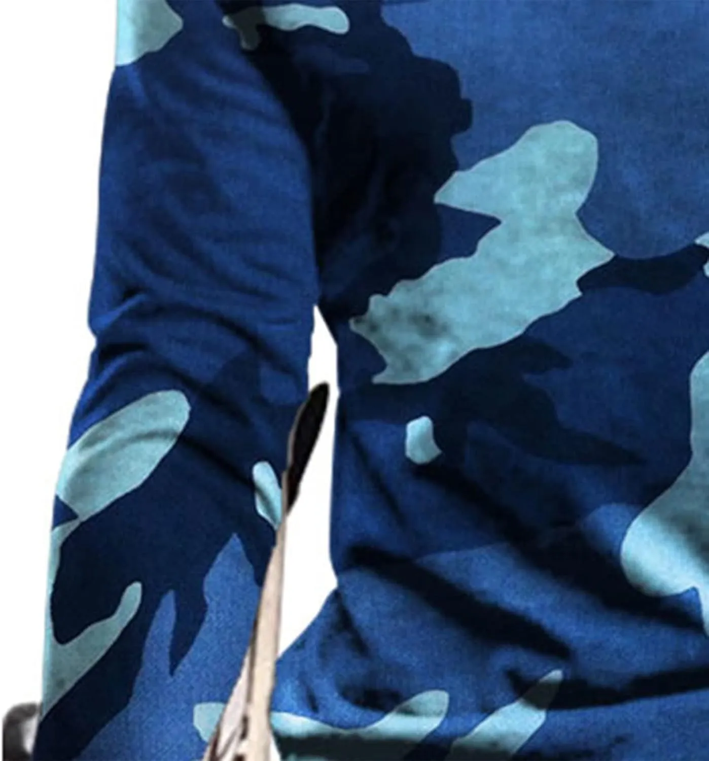 Work Out Athletic Tshirts for Man Fall Summer Long Sleeve Boat Neck 3D Digital Print Camo Tops Shirt Man 2025