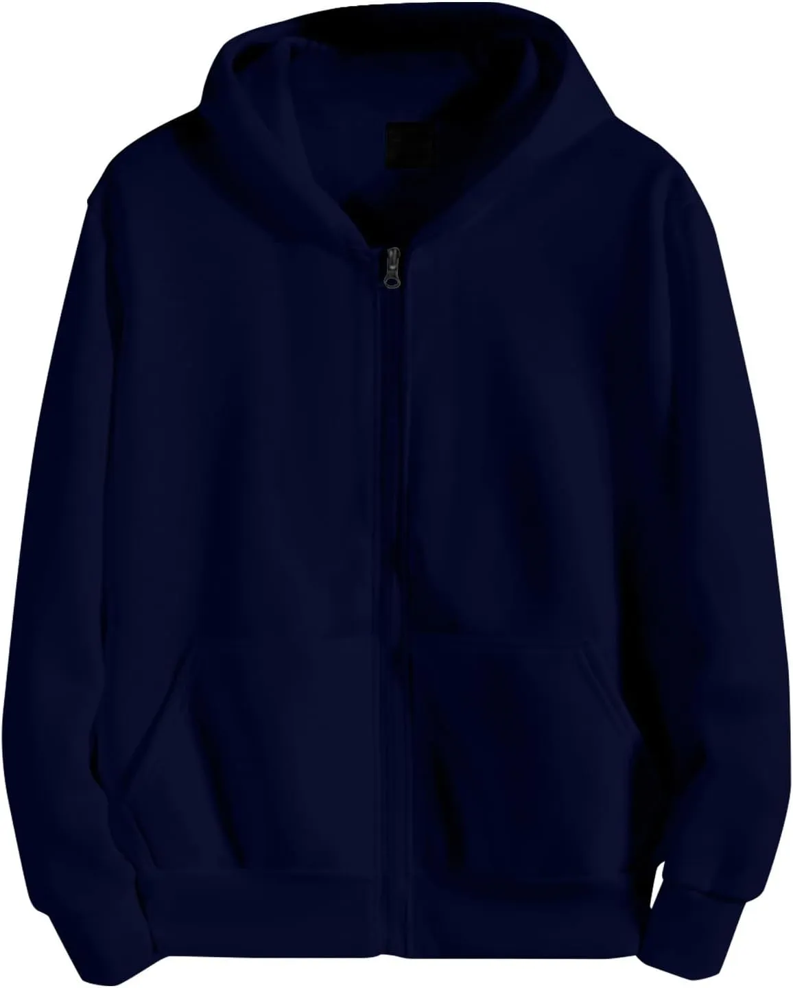 Workout Hoodies For Men Plain Basic Hoodie Full Zip Fleece Sweatshirt Casual Hooded Outerwear Jacket With Pocket