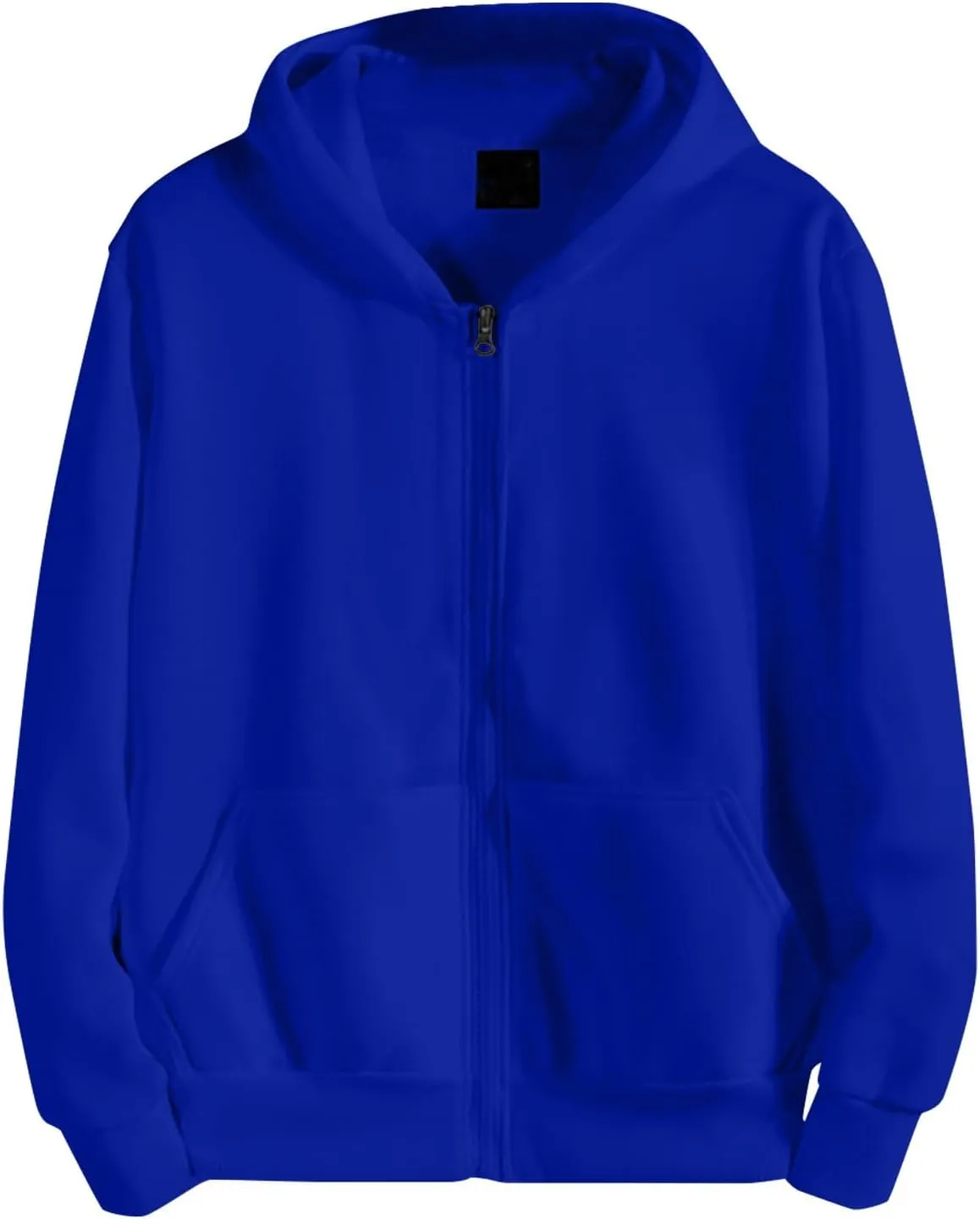Workout Hoodies For Men Plain Basic Hoodie Full Zip Fleece Sweatshirt Casual Hooded Outerwear Jacket With Pocket